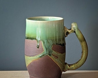 Copper green mug free shipping