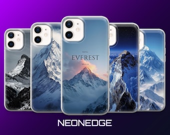 Mount Everest Phone Case Adventure Summit Cover for iPhone 17Pro, 16, 15, 14, 13, 12, Samsung S26, S25, S24, S23, A17, A57, A37 Pixel 10, 9