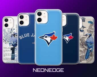 Blue Jay Phone Case Baseball Bird Cover for iPhone 17Pro, 16, 15, 14, 13, 12, Samsung S26, S25, S24, S23, A17, A57, A37 Pixel 10, 9
