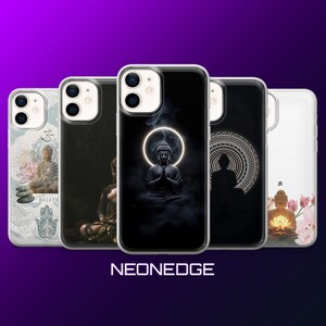 Funda de teléfono con diseño de Buda, estilo hindú budista, para iPhone 17Pro, 16, 15, 14, 13, 12, Samsung S26, S25, S24, S23, A17, A57, A37, Pixel 10 y 9