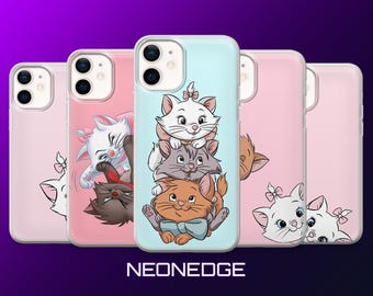 Aristocats Phone Case Marie Cat Disney MagSafe Cover for iPhone 17Pro, 16, 15, 14, 13, Samsung S26, S25, S24, S23, A17, A57, A37 Pixel 10, 9