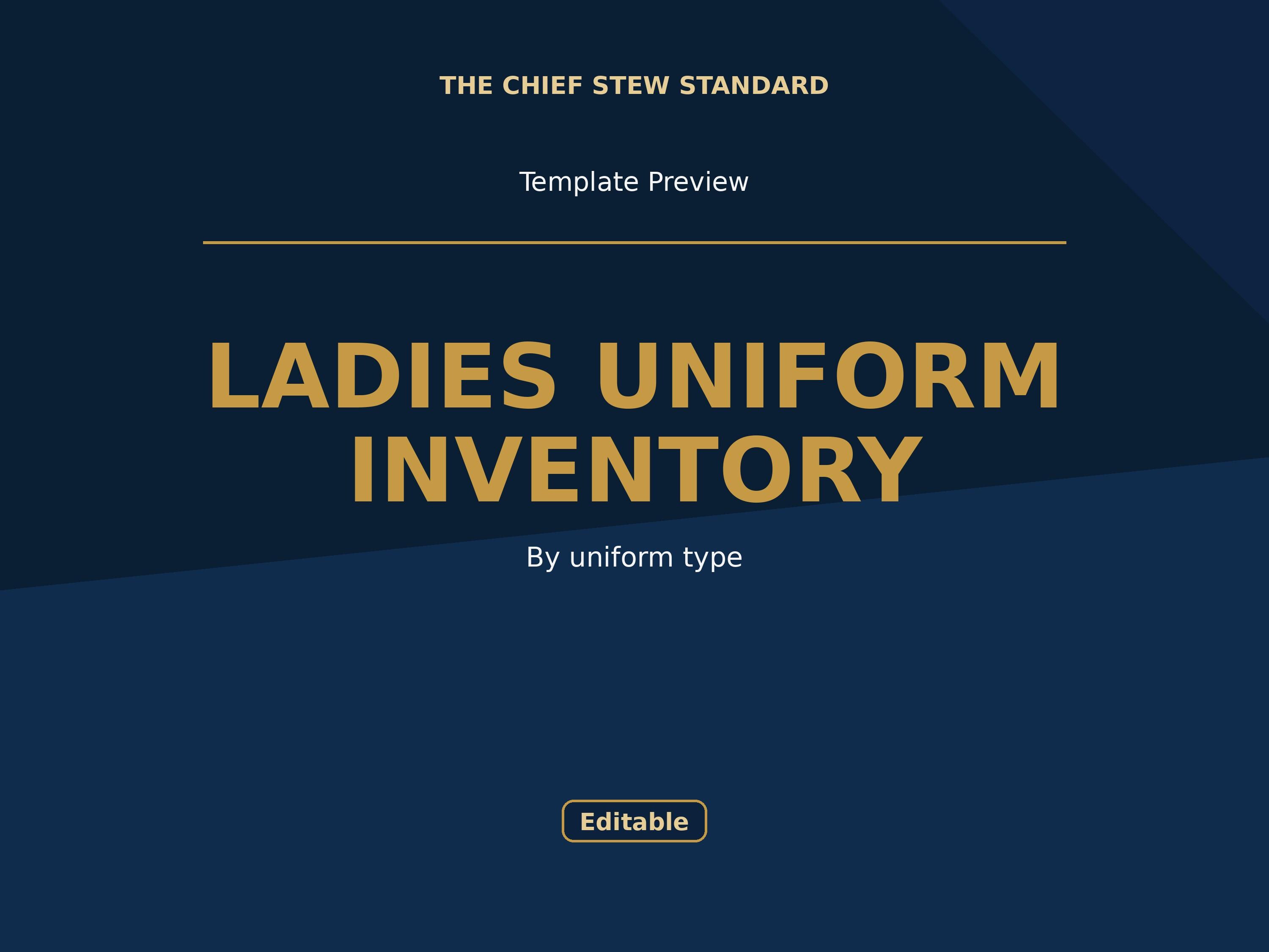 Unniform Inventory Examples Yacht Uniform Inventory Templates | Crew Issue Log (DOCX & PDF) - Etsy