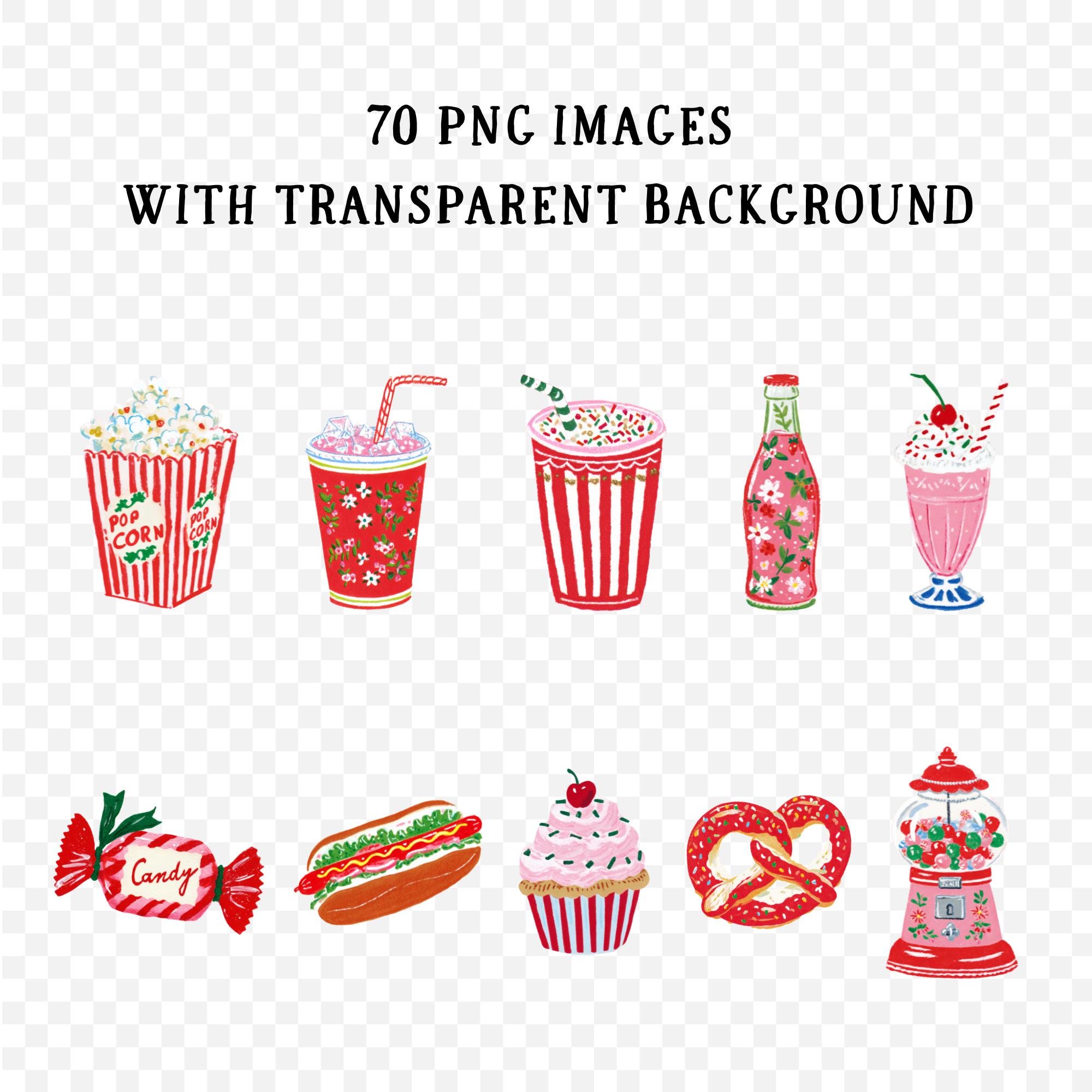 Vintage Circus Clipart Bundle | Retro Carnival PNG Graphics (digital ...