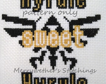 Legend of Zelda - Hyrule Sweet Hyrule -  Cross Stitch PATTERN