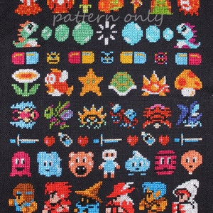 NES Band Sampler Cross Stitch PATTERN