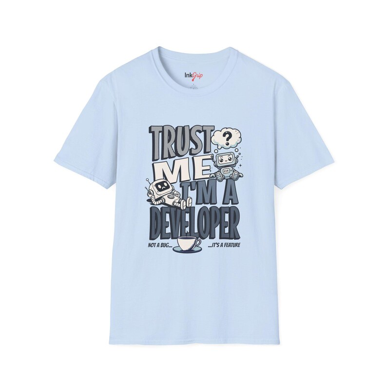 Camiseta para Desenvolvedor/Programador | Camiseta Divertida para Programador | Camiseta Nerd/Geek - Confie em Mim, Sou um Desenvolvedor imagem 7