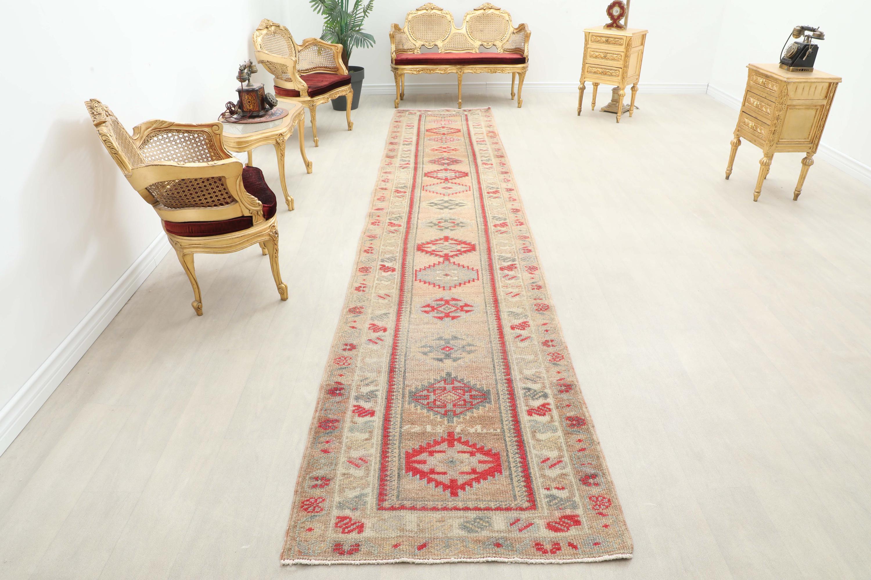 Thick & Soft JASMIN Hall Runner – Width 80-120cm, Extra Long, Antique Persian Design, Blue/Black