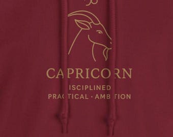 Capricorn Unisex Zodiac Hoodie