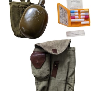 Stalker set Soviet military flask AK mags pouch med kit AI-2