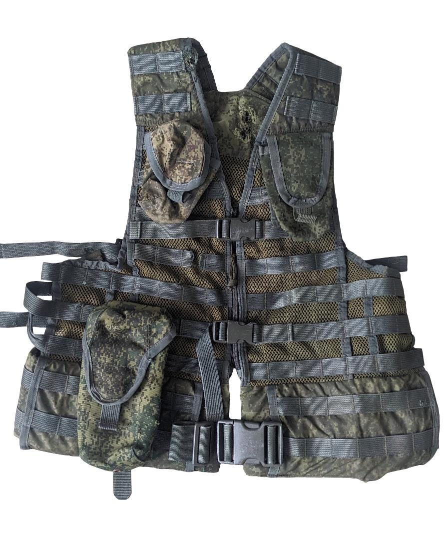 Historical Russian Army Tactical Load Bearing Vest 6SH117 Ratnik