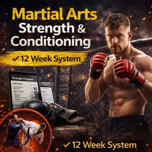 格闘家のための12週間の筋力強化＆コンディショニングプログラム | パワー、スピード、ファイト持久力（PDF）