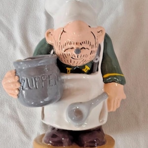 Green Sturmtruppen Cook 70's Comics Ceramic Statuette
