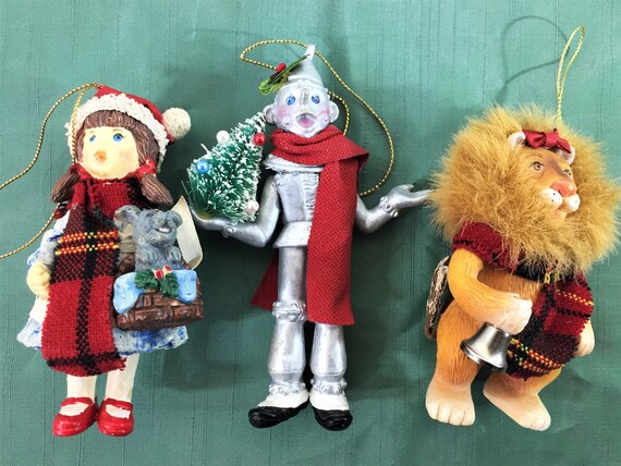 Vintage Unusual Mixed Material Wizard Of Oz Christmas Etsy