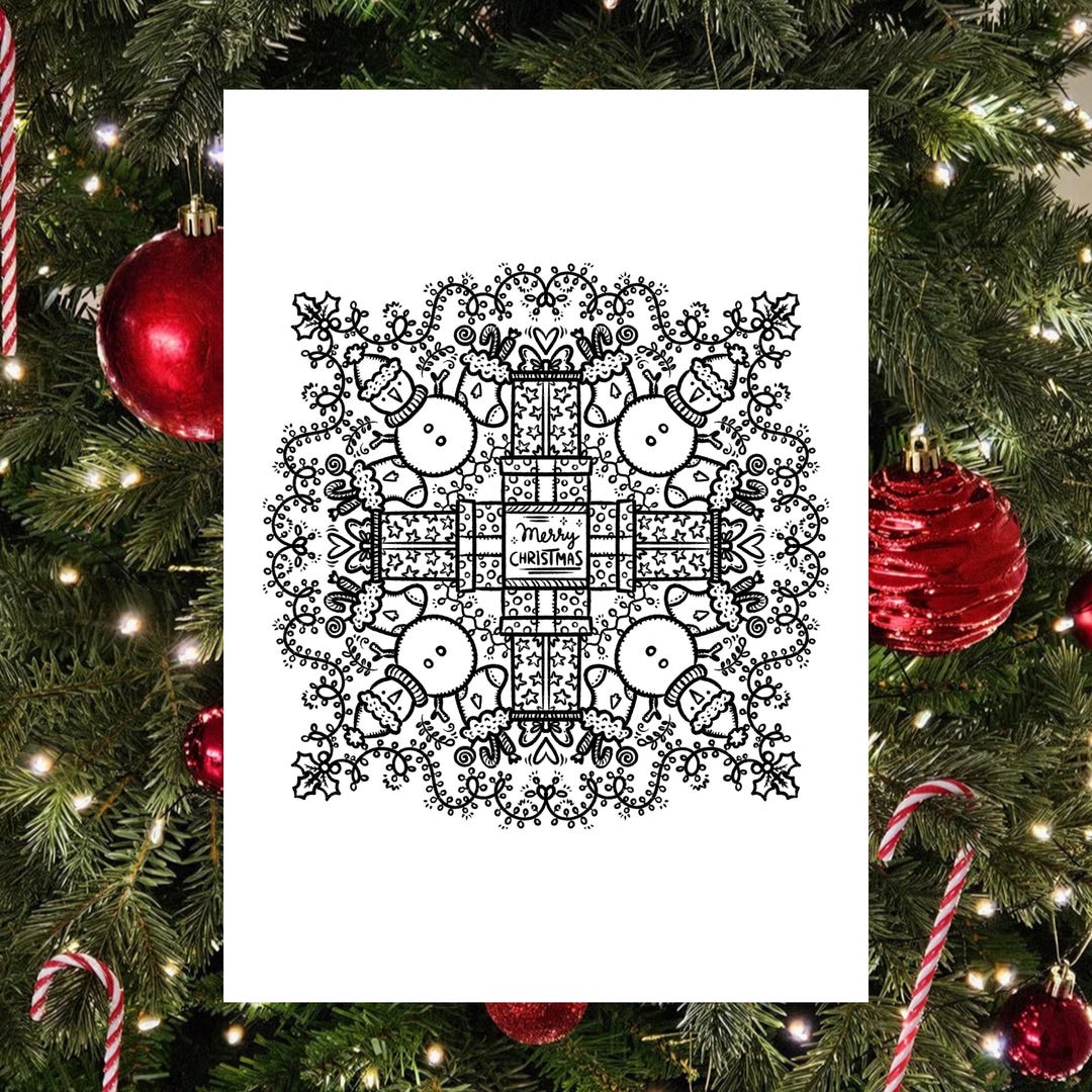 Mandala Joyeux Noelnull