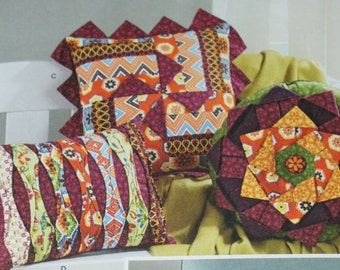 Simplicity 1340 Quilted Pillow Pattern: Five Designs