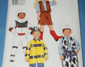 New  Butterick  Boys Costume Pattern Size 6-8 B5798