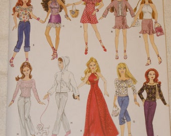 New Simplicity Crafts Pattern  11 1/2  inch fashion doll 4702