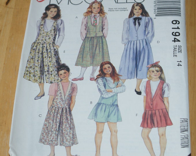 Vintage Retired Mccalls UNCUT Childrens Girls and Chubbies Etsy