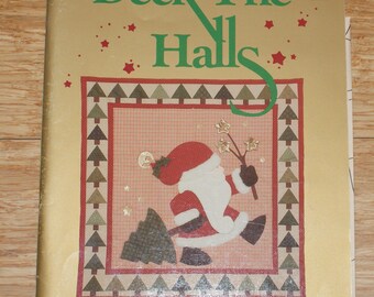 Vintage Possibilities Deck The Halls pattern book 63 pages , 24 patterns ,  Quilted Craft Patterns , Hard to find, Christmas Quilt patterns