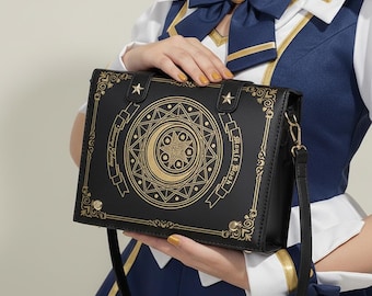Zauberbuch Ita Tasche - Kawaii Display Bag, Anime Ita Bag, Emaille Pin Ita Bag, Witchy Ita Bag, Fantasy Cosplay Bag, Kawaii Ita Crossbody
