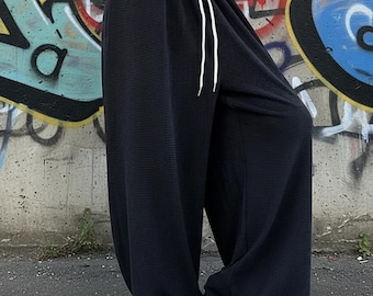 Retro Kawaii Y2K Harajuku Hose im amerikanischen Stil - Lässige Harajuku Hose mit lockerer Passform