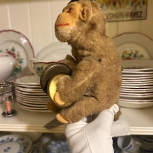 Cellulose Tumbling Monkey Antique Toy Japon occupé toy with