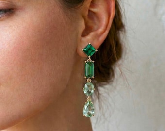 Shell Pearl Drop Earrings, Freshwater Pearl Chain Dangle Earrings, Elegant Beach Inspired Jewelry, Gift for Her