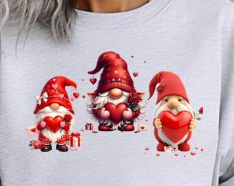 Gnome Sweatshirt, Cute Gnome Shirt, Cozy Gnome Gift, Pastel Kawaii Sweatshirt, Whimsical Cottagecore Crewneck, Everyday Garden Gnome Tee