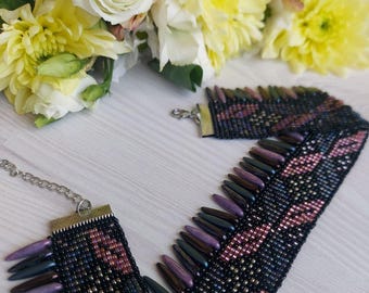 Beaded Necklace: Twilight