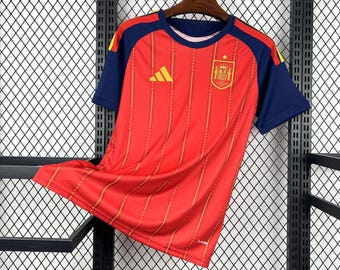 Spain Soccer Jersey | Custom Name Number | Fan Version Football Shirt (Home/Away/Retro)