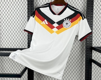Fotbollströja i tysk stil, personlig tröja med namn och nummer, unisex sportkläder