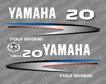 Yamaha 20 four stroke outboard (2002-2006) decal aufkleber addesivo sticker set