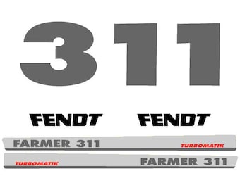 Sticker pour tracteur Fendt Farmer 311 aufkleber adesivo