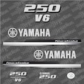 Yamaha 250 Four Stroke 2010 V6 Aftermarket Replacement Outboard Decal Sticker Set product logo