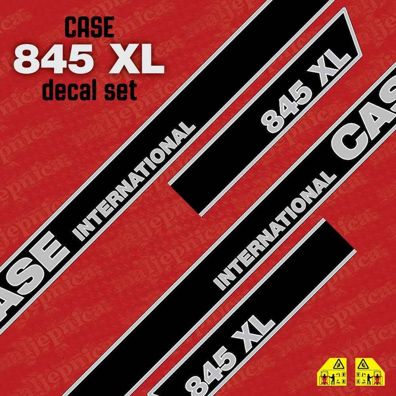 Case International 845 XL Aftermarket Replacement Tractor Decal ...