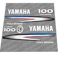 Yamaha 100 Four Stroke (2002-2006) Outboard Decal Sticker Set product logo