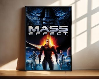 Póster de Mass Effect Legendary Edition / Póster de videojuegos / Decoración para gamers / Póster de videojuegos / Regalo para gamers / Impresión de videojuegos