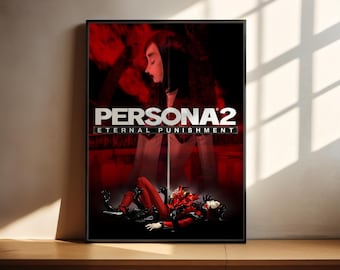 Persona 2 Poster | Video Game Wall Art | Gamer Wall Decor | Video Game Print Gift | Matte Poster