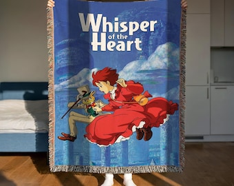 Flüstern des Herzens Wandteppich | Studio Ghibli Kunst