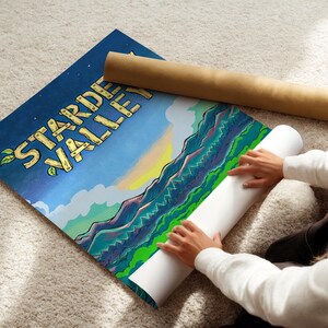 Póster de Stardew Valley / Póster de videojuegos / Decoración para gamers / Póster de videojuegos / Regalo para gamers / Lámina de videojuegos / Portada de videojuegos imagen 3