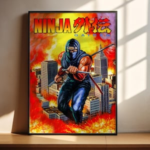 Ninja Gaiden Poster - Etsy
