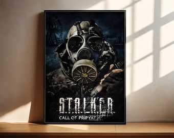 Póster de STALKER / Póster de videojuegos / Decoración para gamers / Póster de videojuegos / Regalo para gamers / Impresión de videojuegos