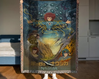 Nausicaä aus dem Tal der Winde Wandteppich | Studio Ghibli Film Wandkunst