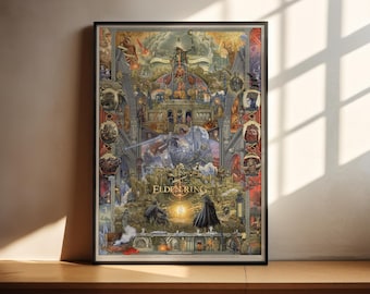 Elden Spiel Poster | Malenia Klinge von Miquella Wandkunst | Spiel-Print