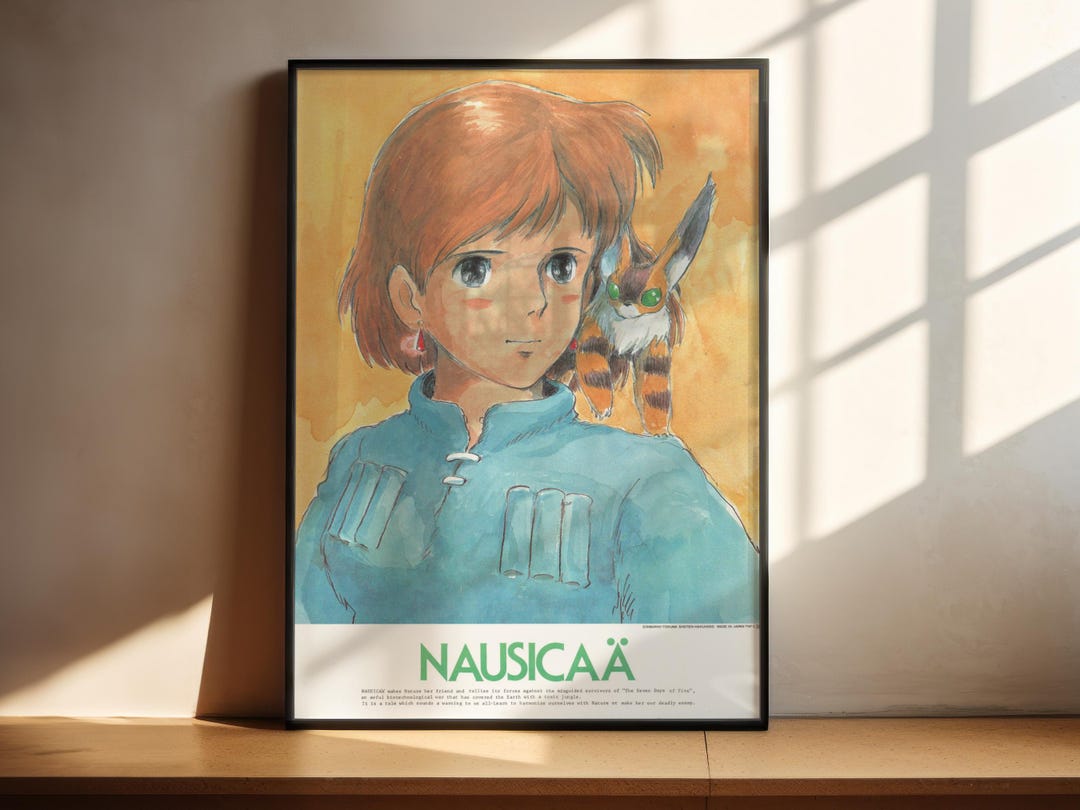 Nausicaä of the Valley of the Wind Poster | Studio Ghibli Anime Wall ...