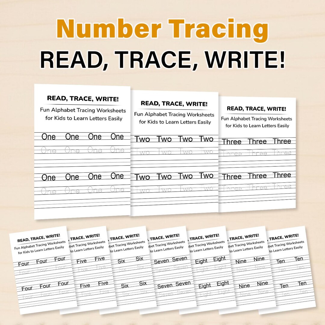 20 Pages Alphabet Tracing Worksheets A4 PDF | Read Trace Write Practice ...