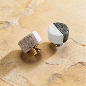 Moderne minimalistische marmeren knop: handvat ladekast nachtkastje