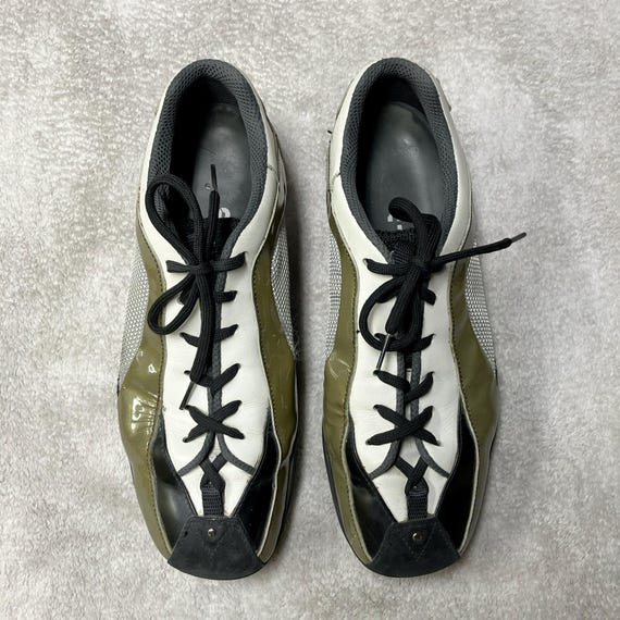 Vintage 2004 Miu Miu AW04 Sample Hybrid Sports Spike-Sole Cleat Sneakers Mens US 8.5