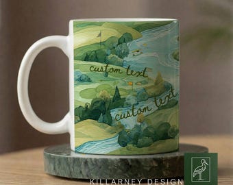 Personalized Golf Dad Mug, Custom Golf Gift for Dad, Golf Lover Coffee Mug, Funny Golf Dad Birthday Gift, Father's Day Golf Mug