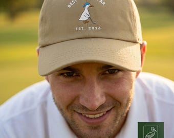 Golf Dad Hat Best Dad By Pair | Fathers Day Gift for Golfing Dad | Personalized This Year Cap | Golf Gift for Him